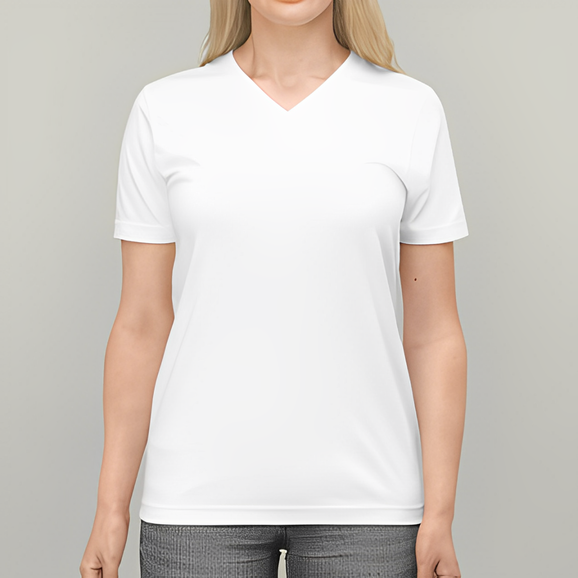 Custom V-Neck T-shirt