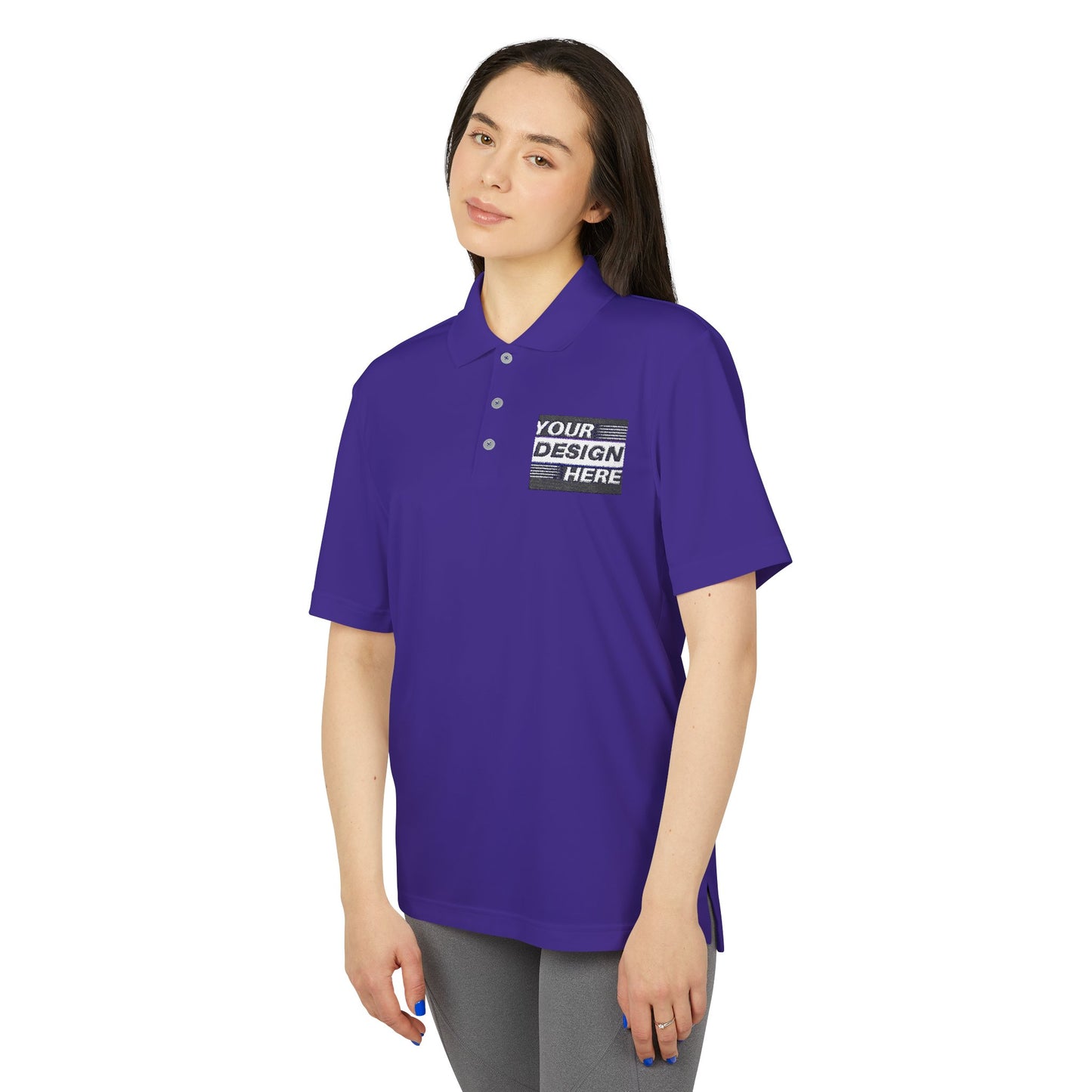 Customizable Unisex Performance Polo